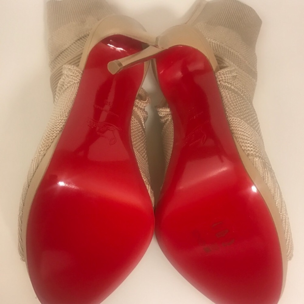 Christian Louboutin Cheminene Knit Boot - Picture 5 of 8